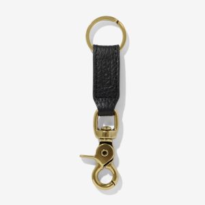 Pebbled Leather Key Fob