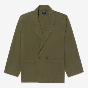 Double-Breasted Cotton Jacket