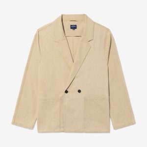 Double-Breasted Cotton Jacket