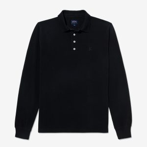 Long Sleeve Pique Polo