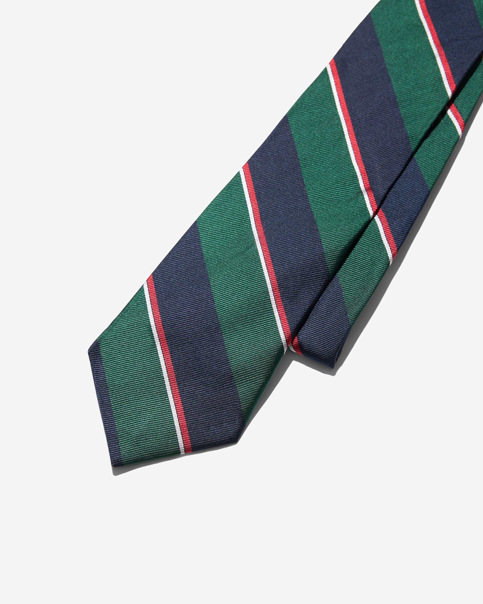 Silk Repp Stripe Necktie - Image 2