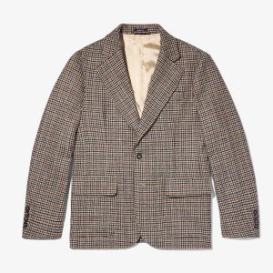 Houndstooth Sack Jacket