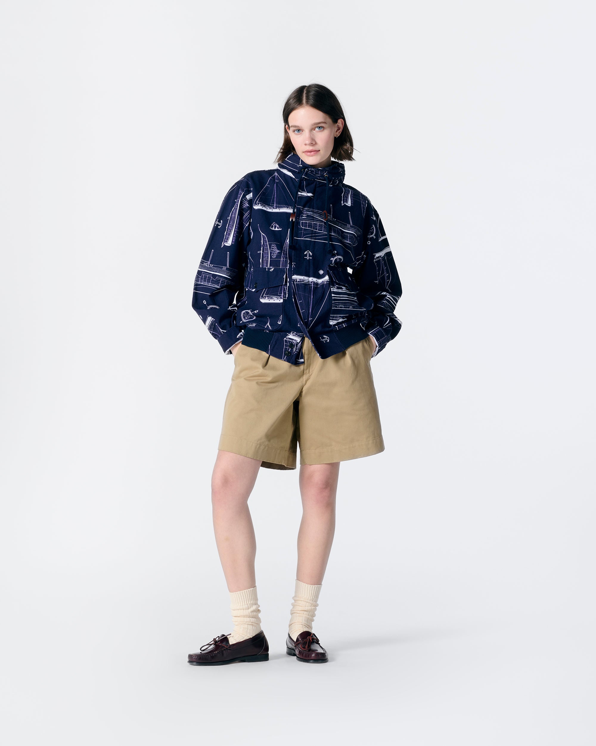 Single-Pleat Baggy Shorts - Image 11