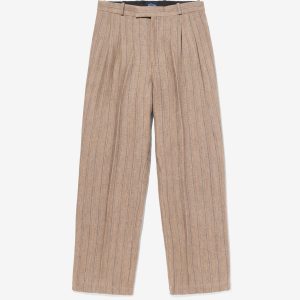 Linen Double-Pleat Trousers