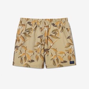 Bamboo Print Swim Trunk