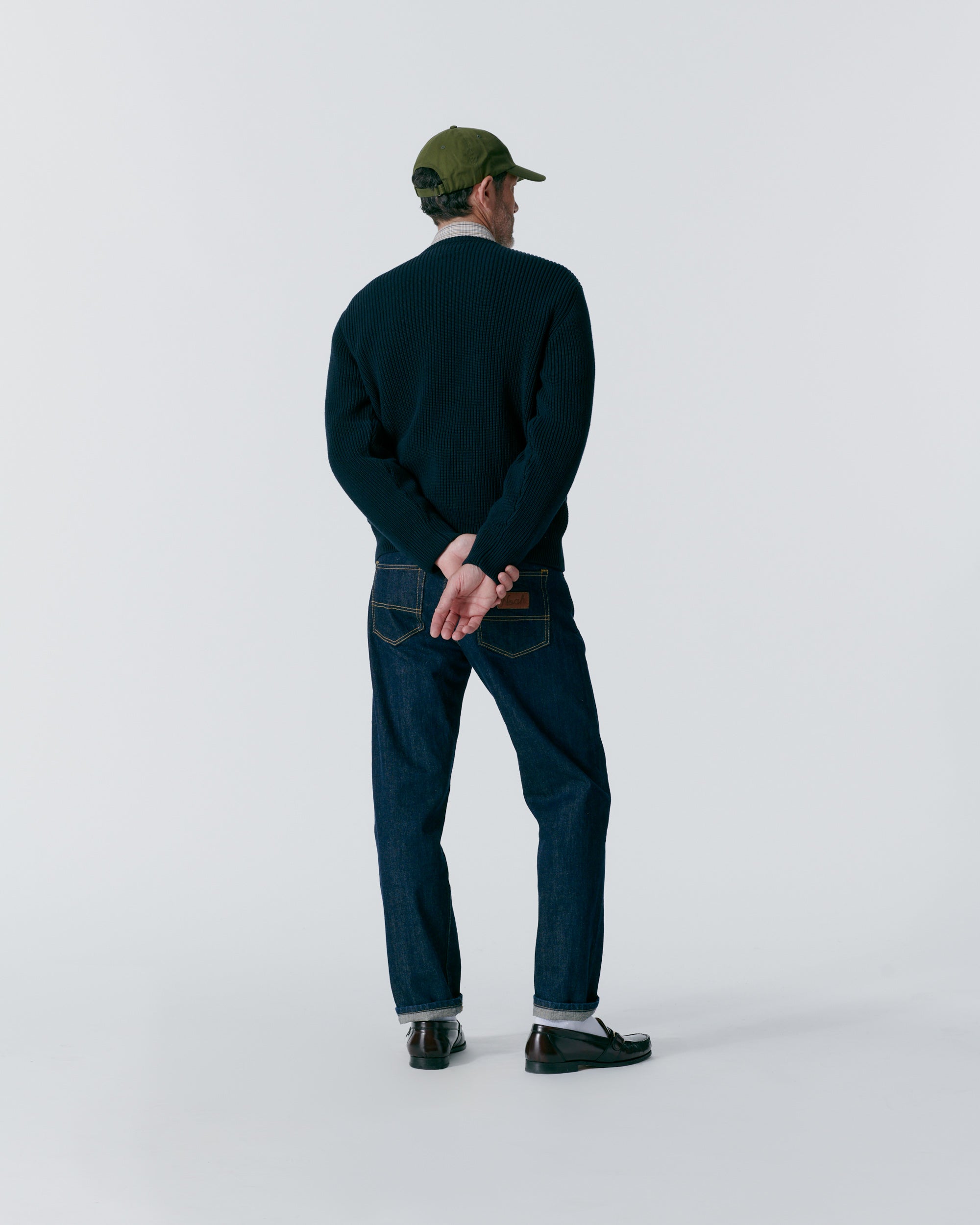 V-Neck Shaker Stitch Sweater - Image 10