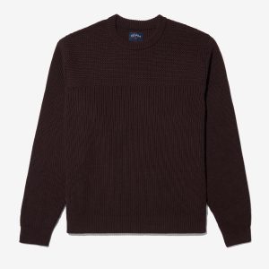 Textured Yoke Sweater